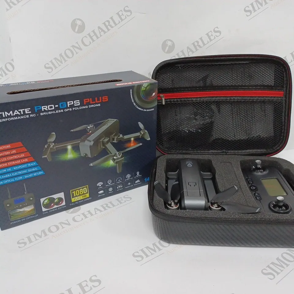 BOXED ULTIMATE PRO GPS PLUS HIGH PERFORMANCE RC FOLDING DRONE