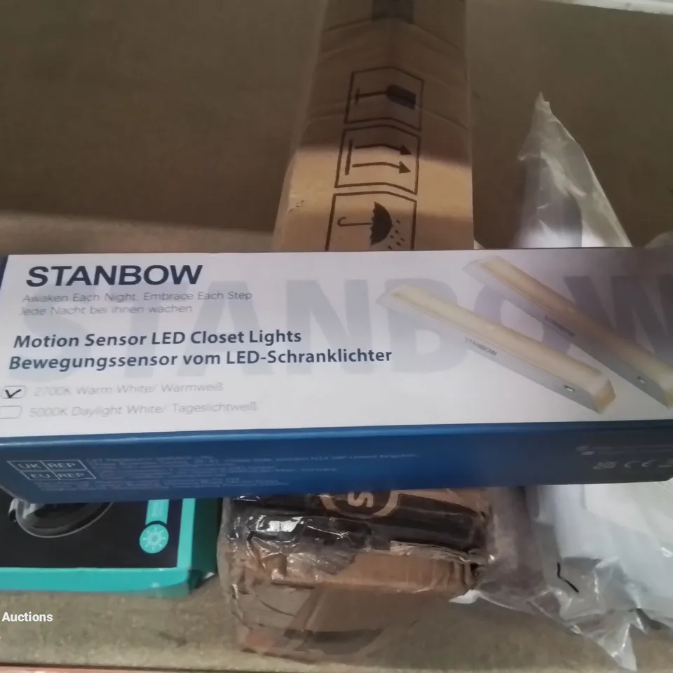 BOXED STANBOW MOTION SENSOR LED CLOSET LIGHTS.