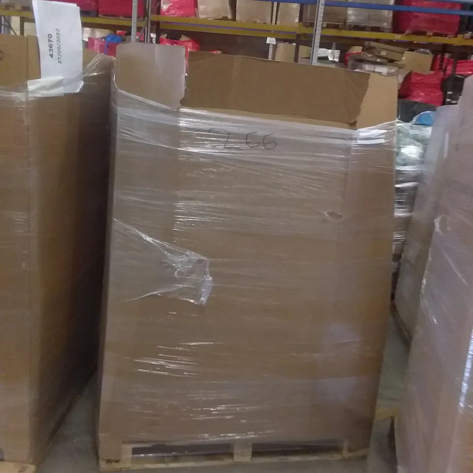 PALLET OF ASSORTED ITEMS INCLUDING ARTBRITE ENERGY SAVING LED CEILING LIGHT, COMOMA OFFICE CHAIR, AUCMA STAND MIXER, STOREMIC TOILET SEAT, MASS DYNAMIC MUTE SEAT COVER, ALUMINIUM FRAME WHITE BOARD
