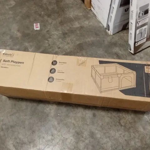BOXED KIDOOLA SOFT PLAYPEN WITH ACCESSORIES 