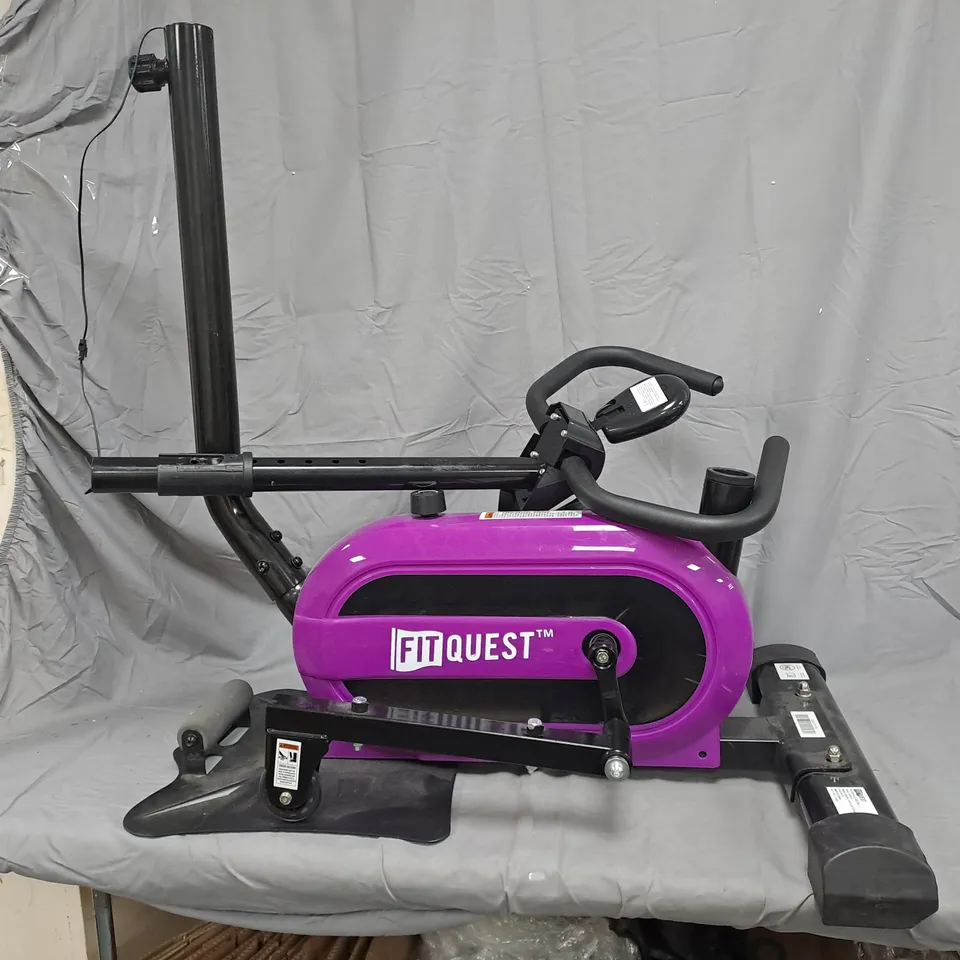 FITQUEST 2 IN 1 ELLIPTICAL STEPPER - PURPLE - COLLECTION ONLY