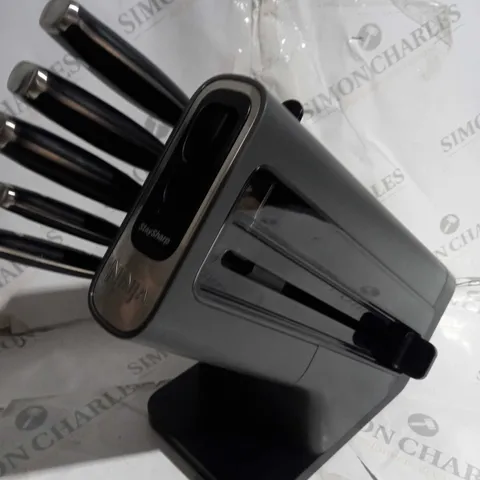 NINJA FOODI STAYSHARP 5 PIECE KNIFE BLOCK WITH INTEGRATED SHARPENER K32005UK