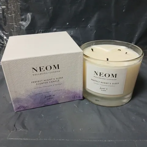 BOXED NEOM PERFECT NIGHTS SLEEP SCENTED CANDLE (LAVENDER, CHAMOMILE & PATCHOULI) (420G)