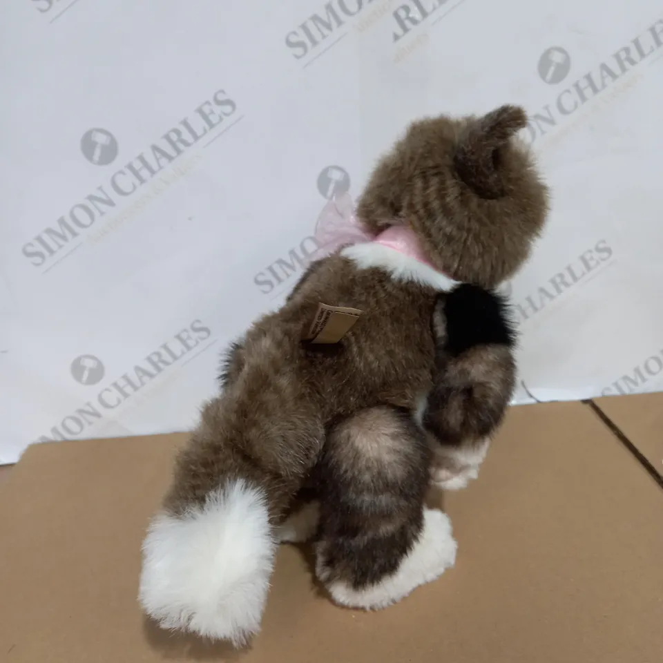 BOXED CHARLIE BEARS CAT STANDABLE TEDDY