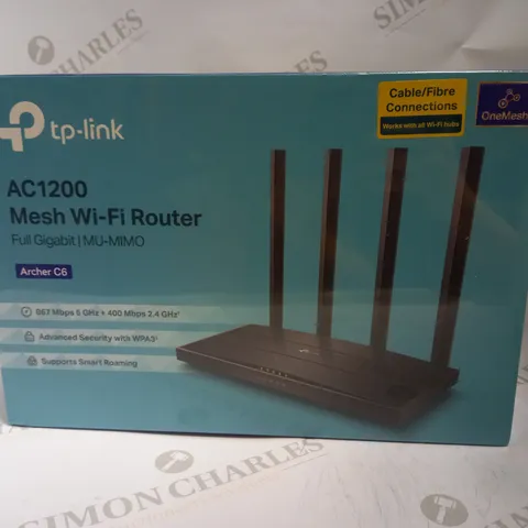SEALED TP-LINK AC1200 MESH WIFI ROUTER