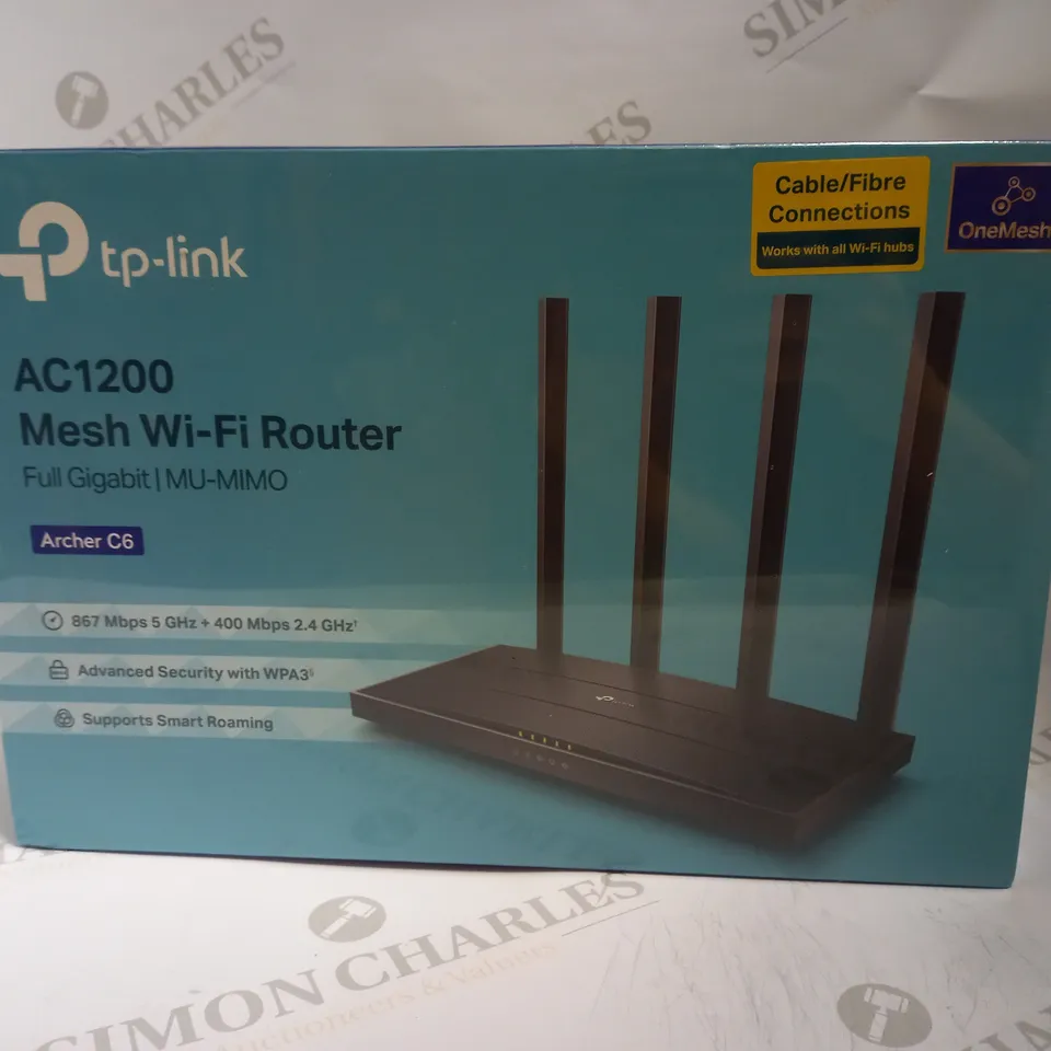 SEALED TP-LINK AC1200 MESH WIFI ROUTER