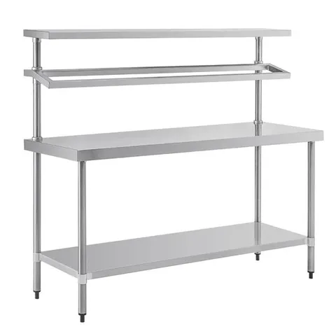 BOXED VOGUE STAINLESS STEEL PREP STATION WITH GANTRY