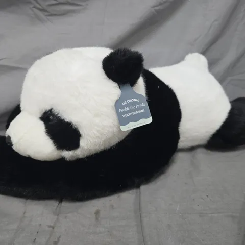 POOKIE THE PANDA WEIGHTED ANIMAL PLUSH