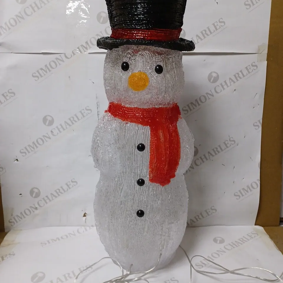 JOHN LEWIS ICE WHITE LED SNOWMAN LIGHT 