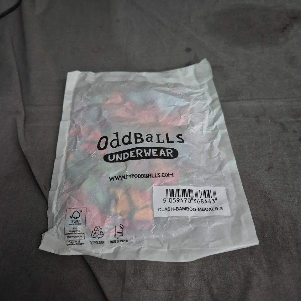 ODDBALLS UNDERWEAR CLASH BAMBOO BOXER – SIZE S