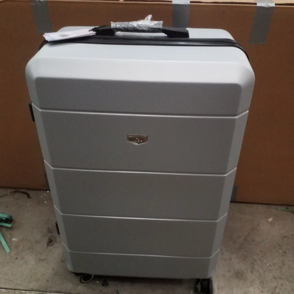 LUGG JETSET 28" TRAVEL SUITCASE - SILVER 