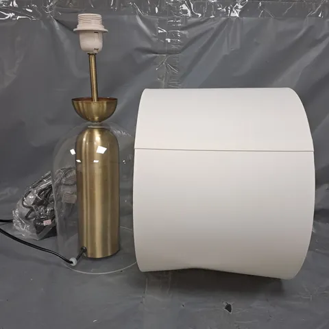 BOXED CECILIA TABLE LAMP - GLASS - COLLECTION ONLY