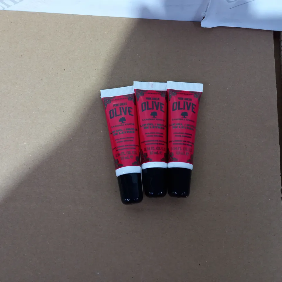 BOXED PURE GREEK OLIVE LIP OIL SET