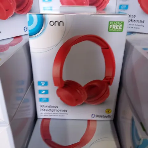 APPROXIMATELY NINE PAIRS OF BRAND NEW BOXED ONN WIRELESS HEADPHONES 