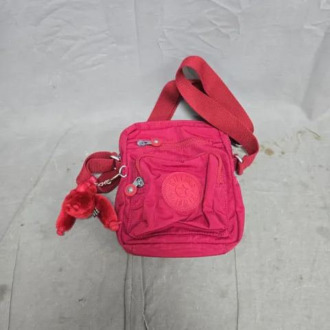 KIPLING RED CROSSOVER BAG SMALL