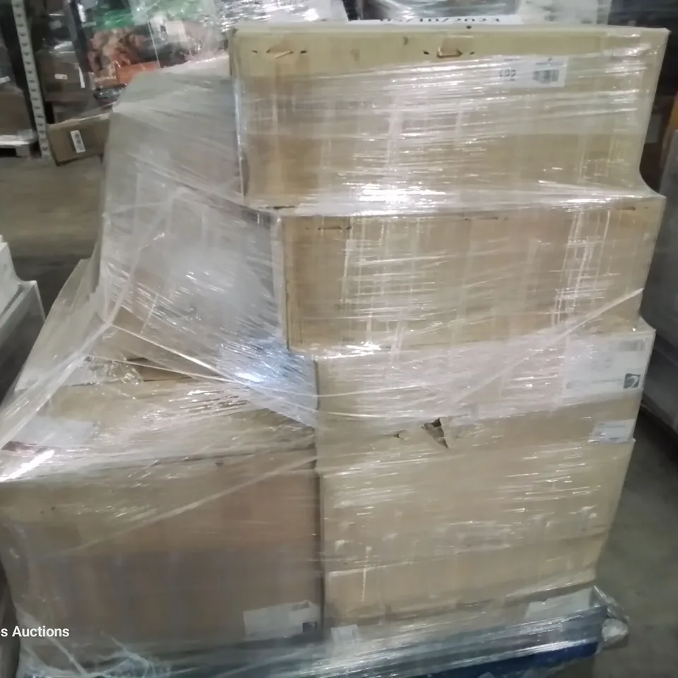 PALLET  CONTAINING APPROXIMATELY 10 TULSACERAMIC BASINS, AURORA CC WC PAN & OAKLAND SR CERAMIC BASIN