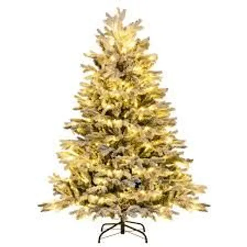 BOXED PRE-LIT CHRISTMAS TREE WITH BRANCH TIPS AND WARM WHITE LED LIGHTS