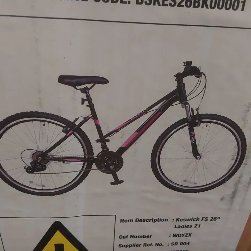 BOXED 26 INCH KESWICK 21 SPEED LADY'S BIKE