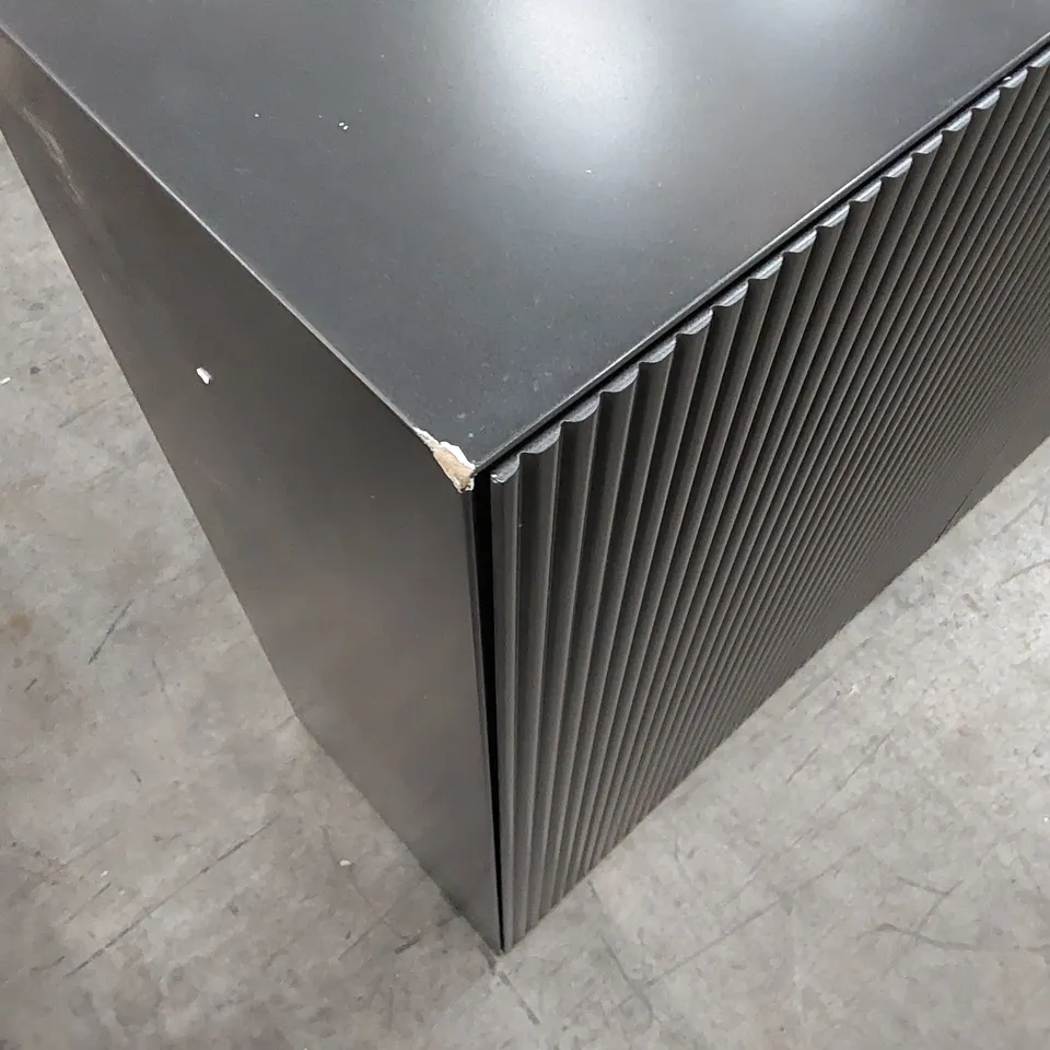 DESIGNER BLACK SIDEBOARD (1 BOX)