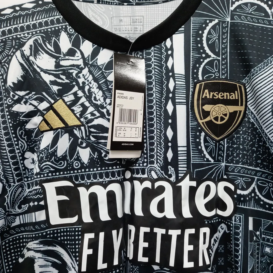 ADIDAS ARSENAL X IAN WRIGHT SPECIAL EDITION SHIRT - MEDIUM