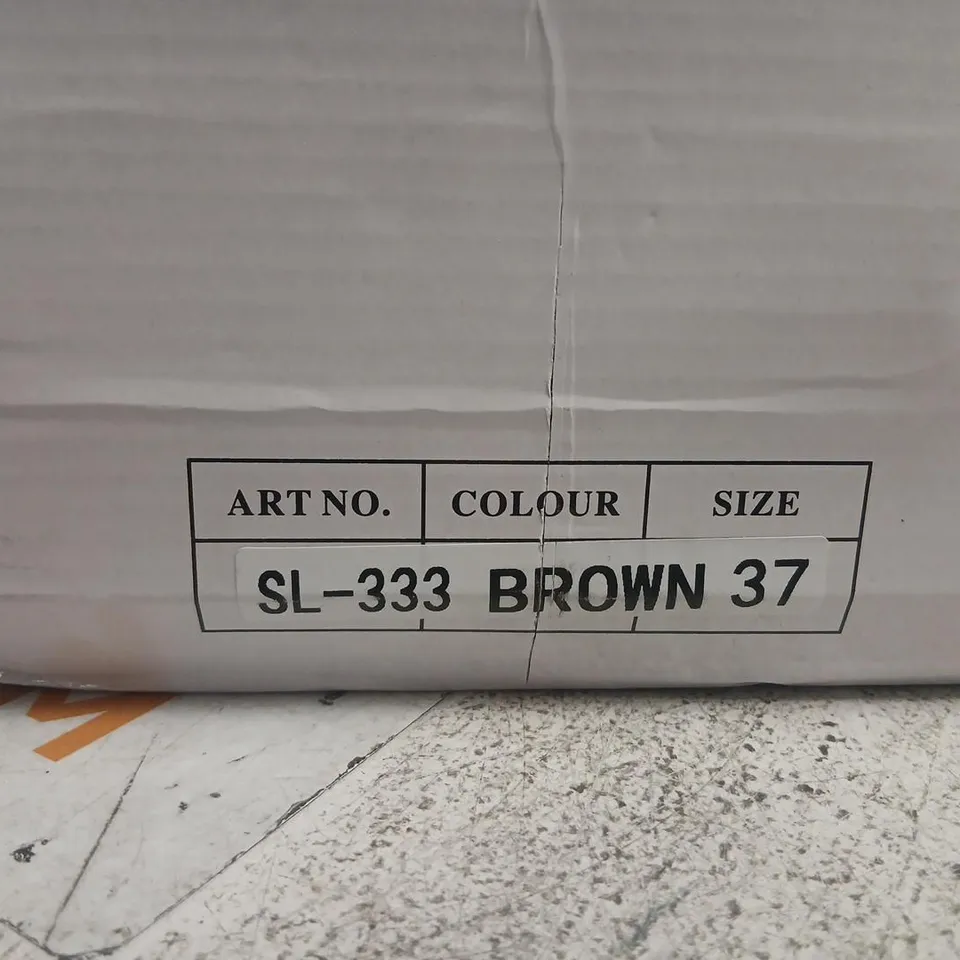 UGG BROWN SUEDE SHOES, UK4 (EU 37)