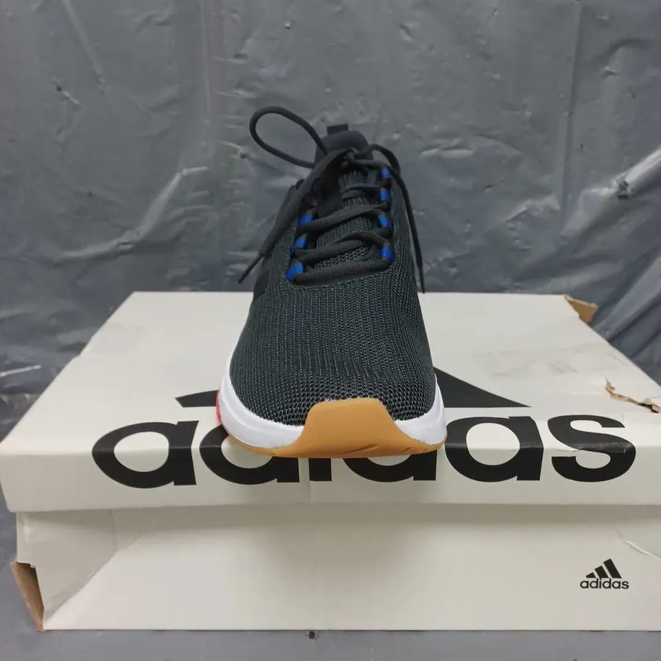 ADIDAS MENS CLOUD FOAM RACER TR23 TRAINERS BLACK/WHITE SIZE 10