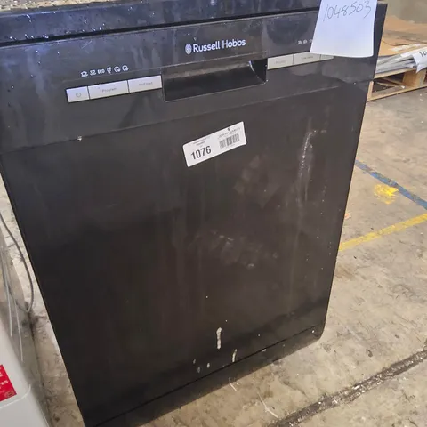 RUSSELL HOBBS BLACK FULL SIZE 60CENTIMETRE WIDE DISHWASHER