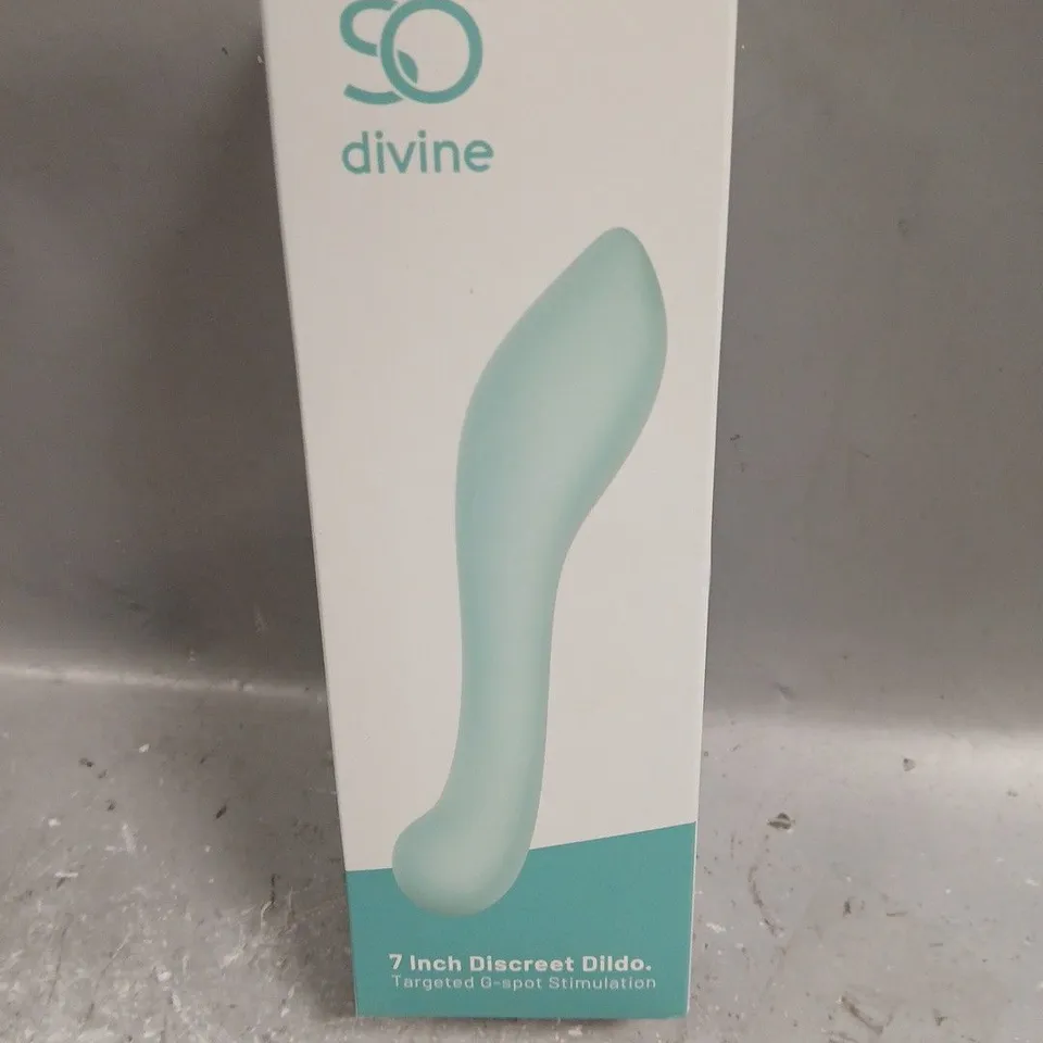 BOXED DIVINE 7" DISCREET DILDO TARGETED G SPOT STIMULATION