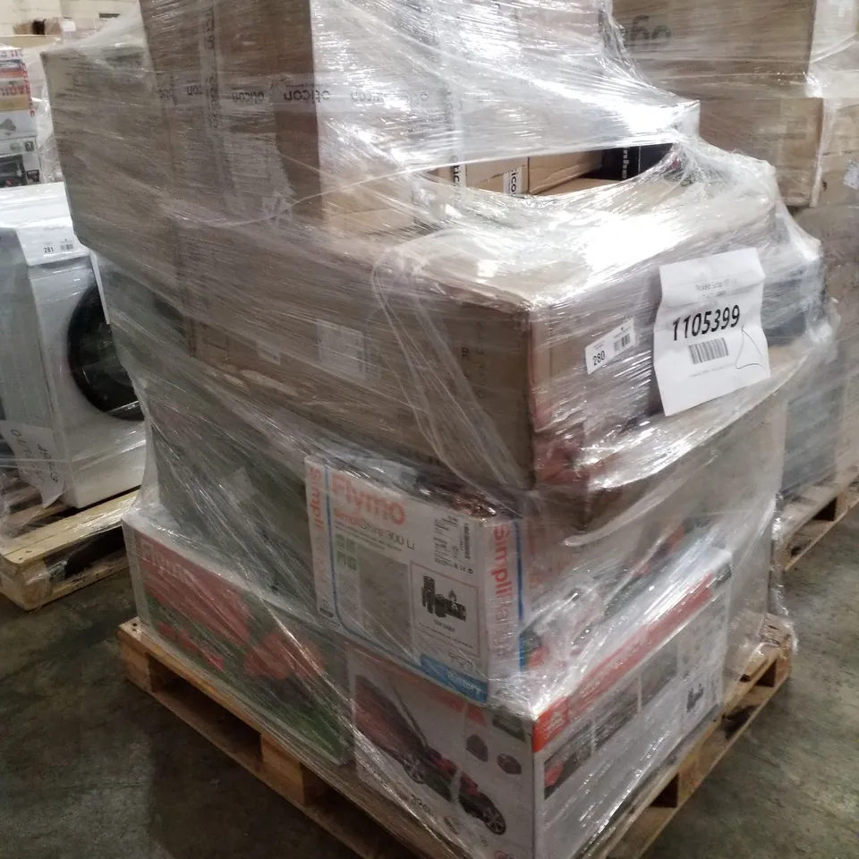 PALLET OF APPROXIMATELY 19 UNPROCESSED RAW RETURN HOUSEHOLD AND ELECTRICAL GOODS TO INCLUDE;