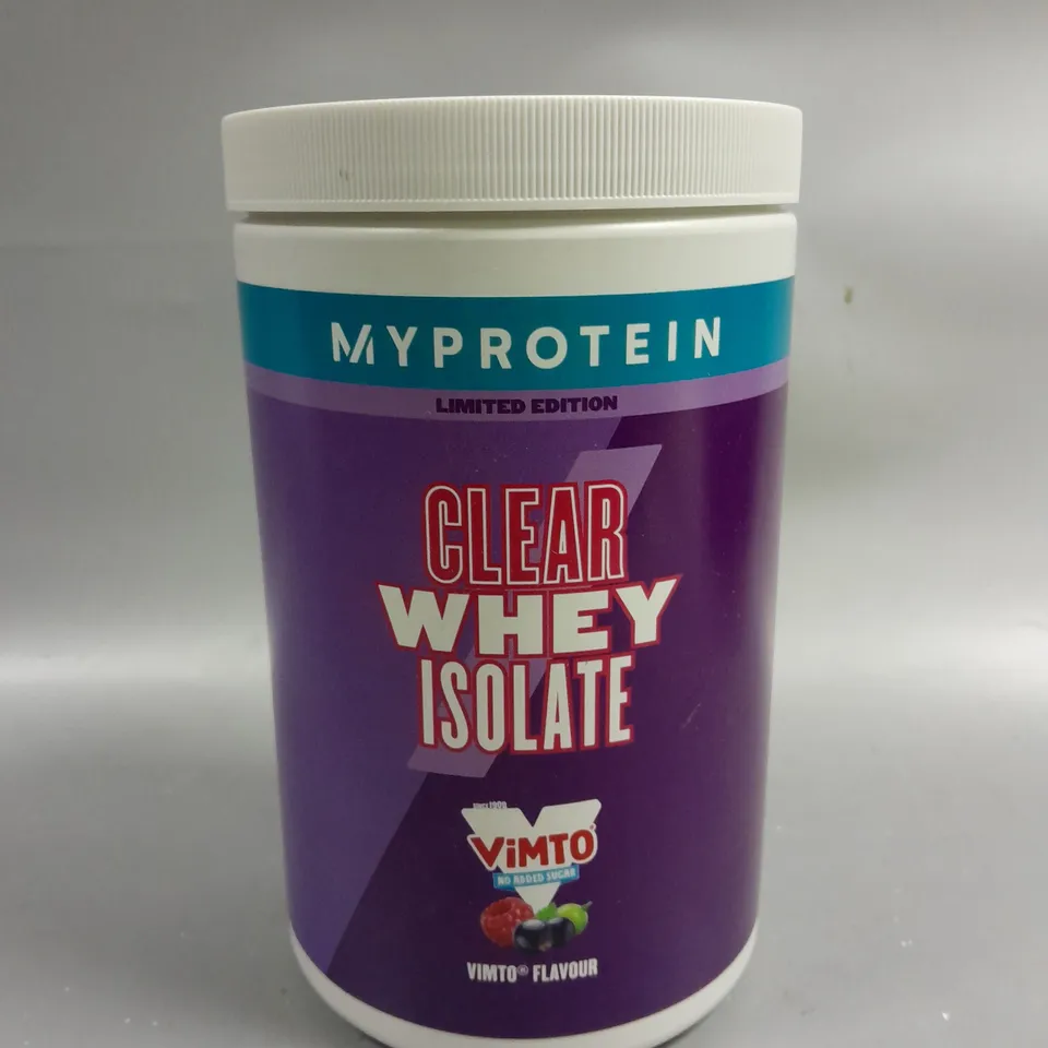 SEALED MY PROTEIN CLEAR WHEY ISOLATE - VIMTO - 522G