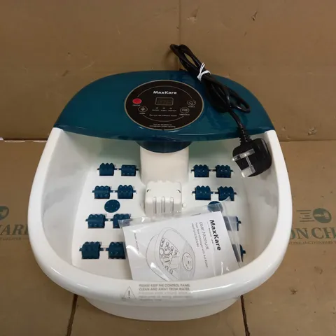 MAXKARE FOOT BATH MASSAGER WITH HEATER BUBBLES