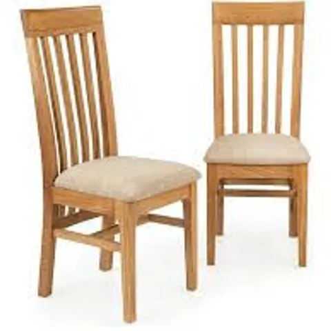 CONSTANCE DINING CHAIR PAIR - COLLECTION ONLY