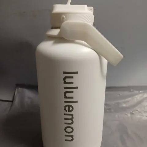 LULULEMON WHITE LARGE FLASK BOTTLE