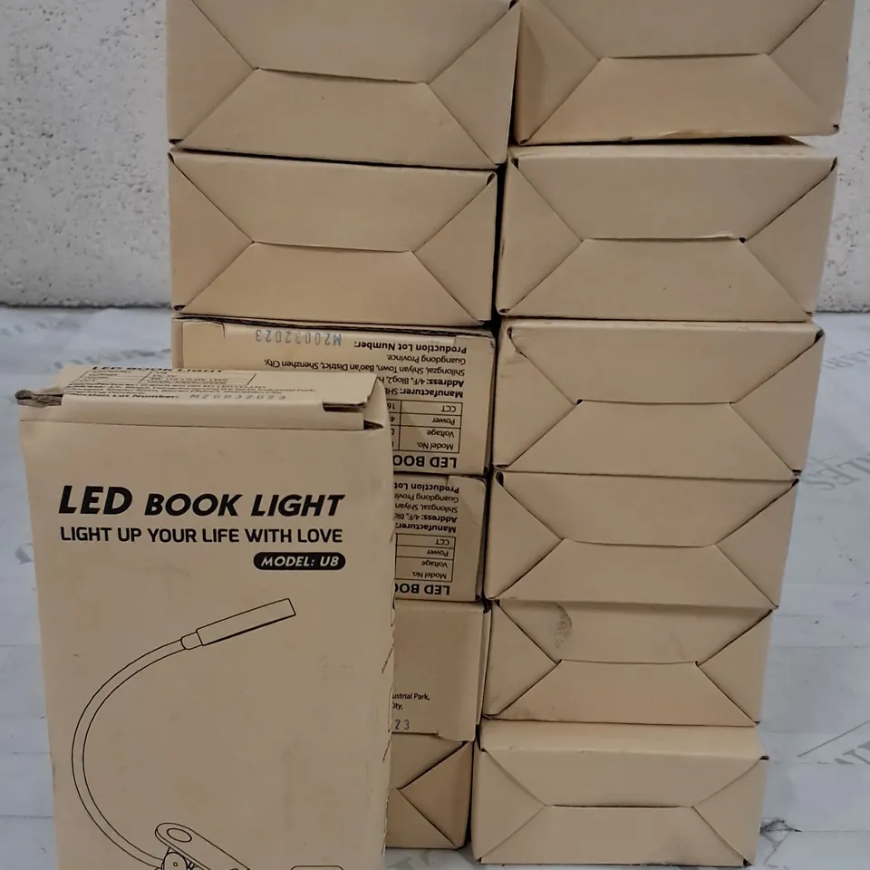 LOT OF 13 BOXED LED BOOK LIGHTS