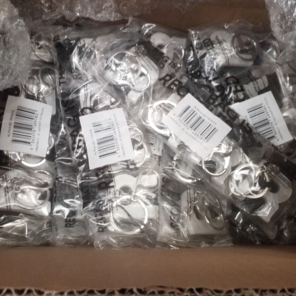 PALLET CONTAINING ASSORTED CLOTHING INCLUDING JACKETS, CAPS, JEANS & R SHAPED KEY RINGS