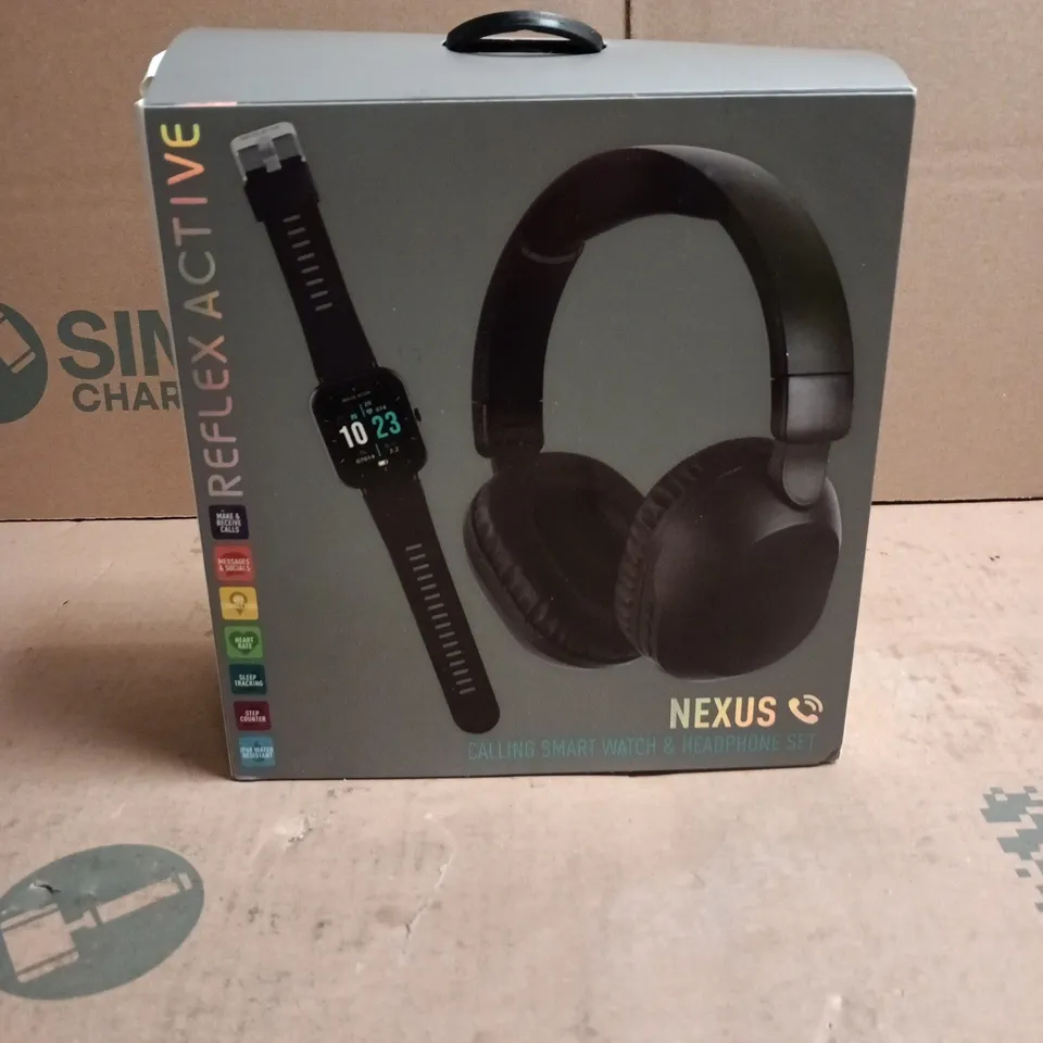 REFLEX ACTIVE NEXUS CALLING SMART WATCH AND HEADPHONE SET