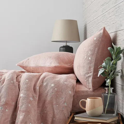 COZEE HOME STARDUST VELVETSOFT 4 PIECE DUVET SET