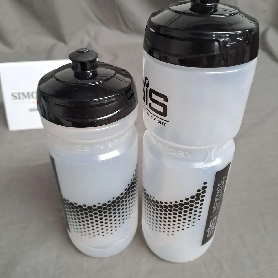 LOT OF 14 SCIENCE IN SPORT DRINKS BOTTLES - 2 SIZES