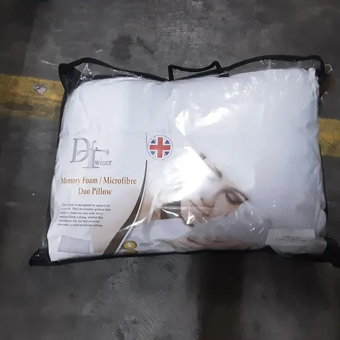 BAGGED DR TWINER MEMORY FOAM DUO PILLOW - SINGLE 