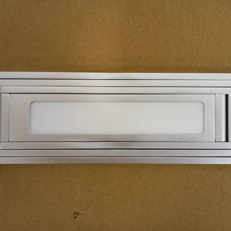 AURAGLOW FOLDABLE RECHARGING LED DESK LIGHT - SILVER