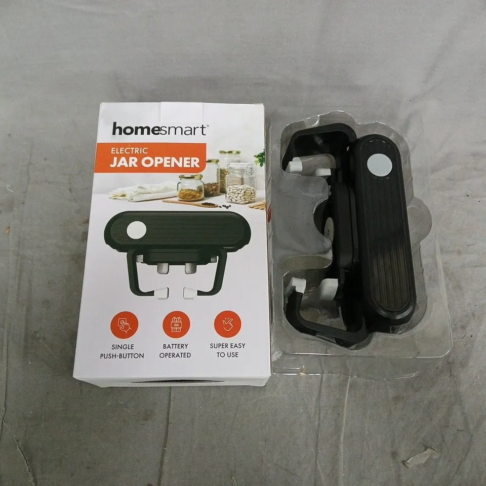BOXED HOMESMART ELECTRIC JAR OPENER IN BLACK
