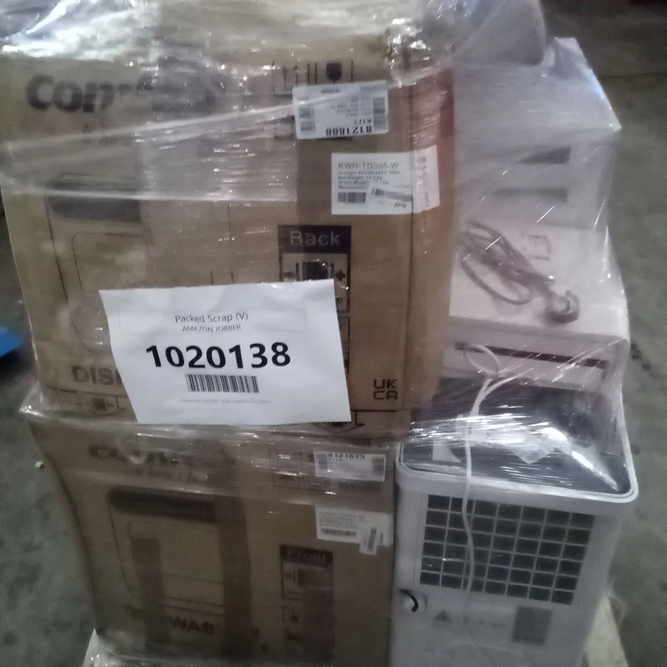 PALLET OF APPROXIMATELY 8 ASSORTED ELECTRICAL ITEMS TO INCLUDE DISHWASHERS AND AIR UNITS 