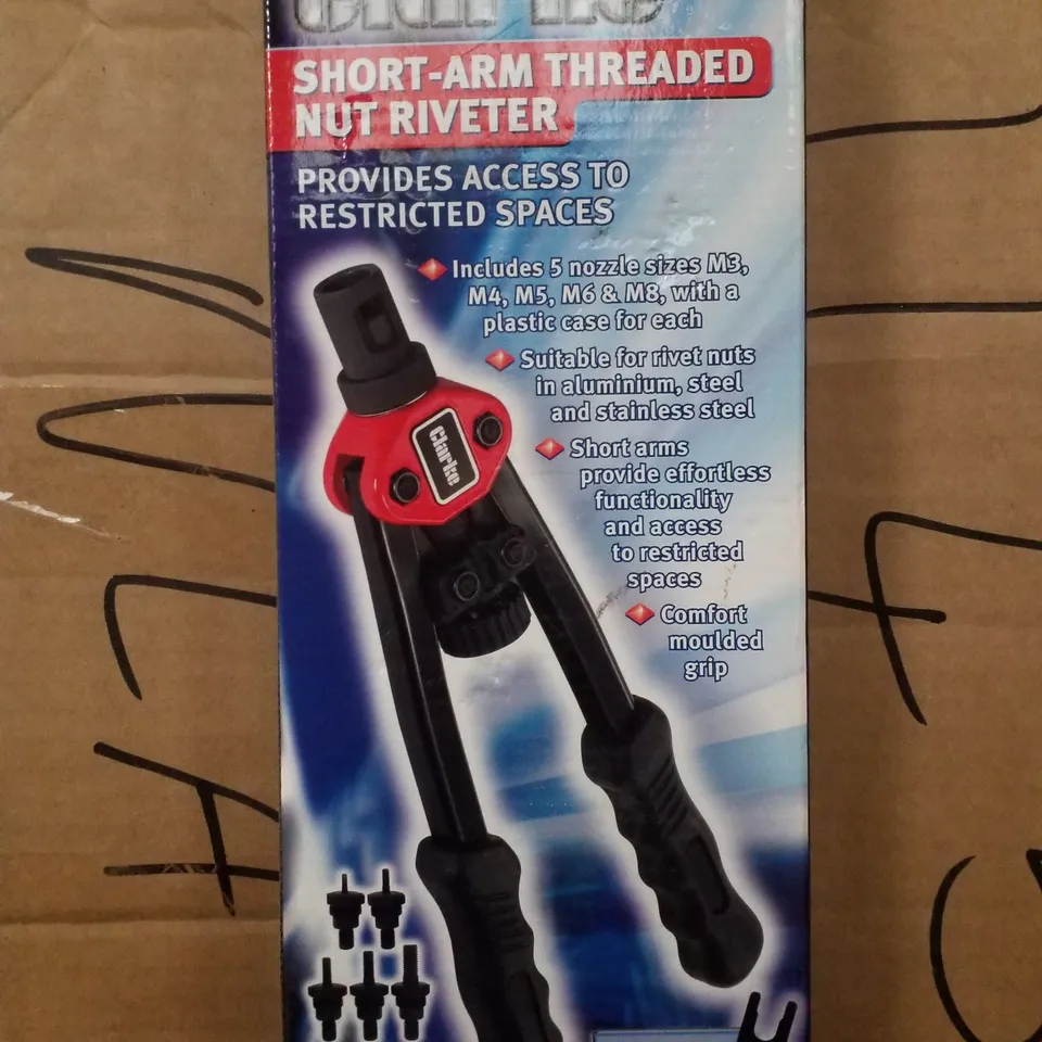 BOXED CLARKE CHT879 SHORT ARM HAND NUT RIVETER