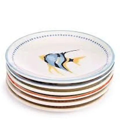 GARDEN STORIES X ANOUSKA SET OF 6 REEF SIDE PLATES