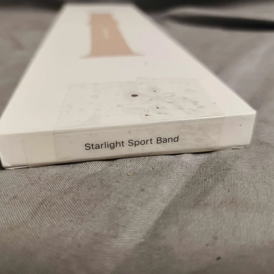 BOXED APPLE WATCH STRAP  - STARLIGHT SPORT BAND - 45MM