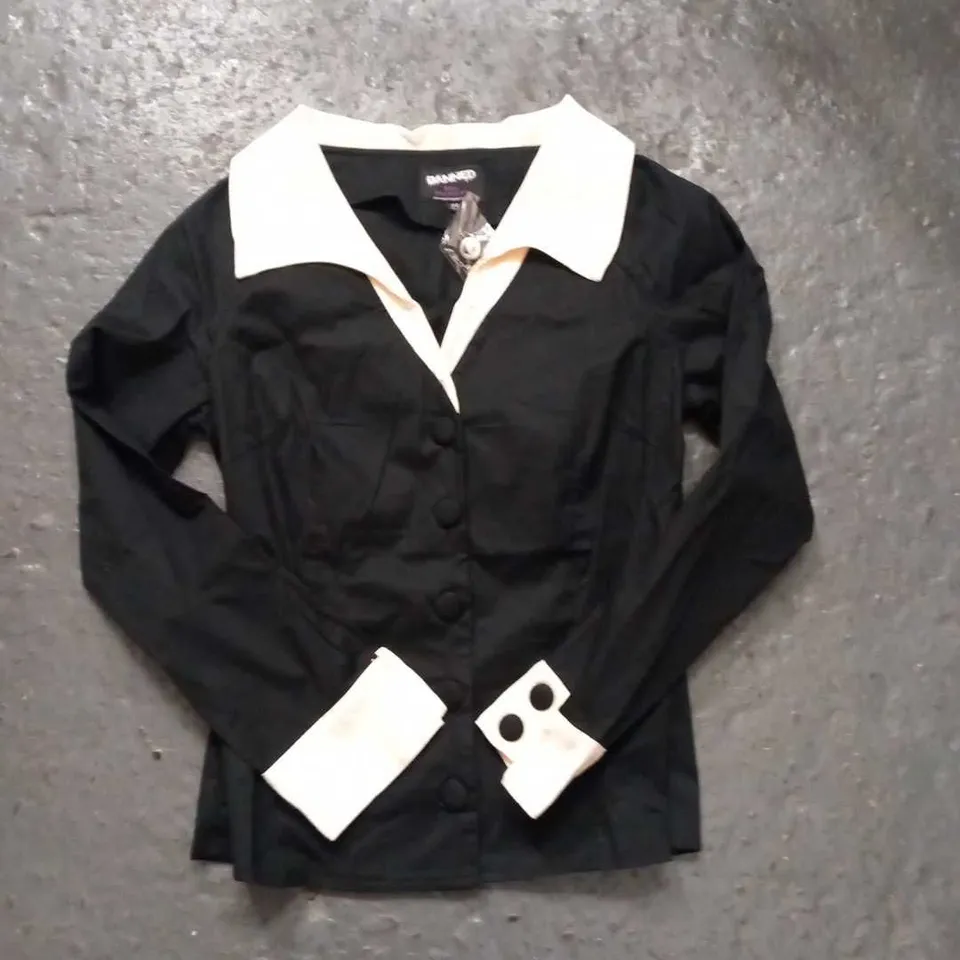 3 BANNED DARE COLLECTION BLACK AND WHITE SHIRTS IN ASSORTED SIZES