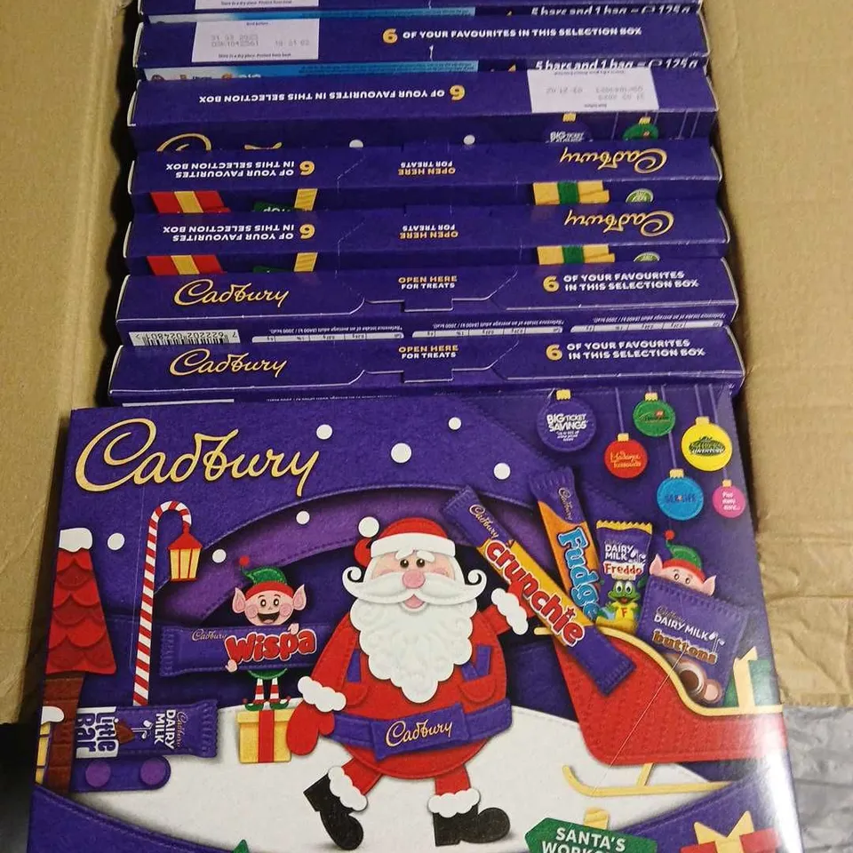 LOT OF 8 CADBURYS SELECTION BOXES