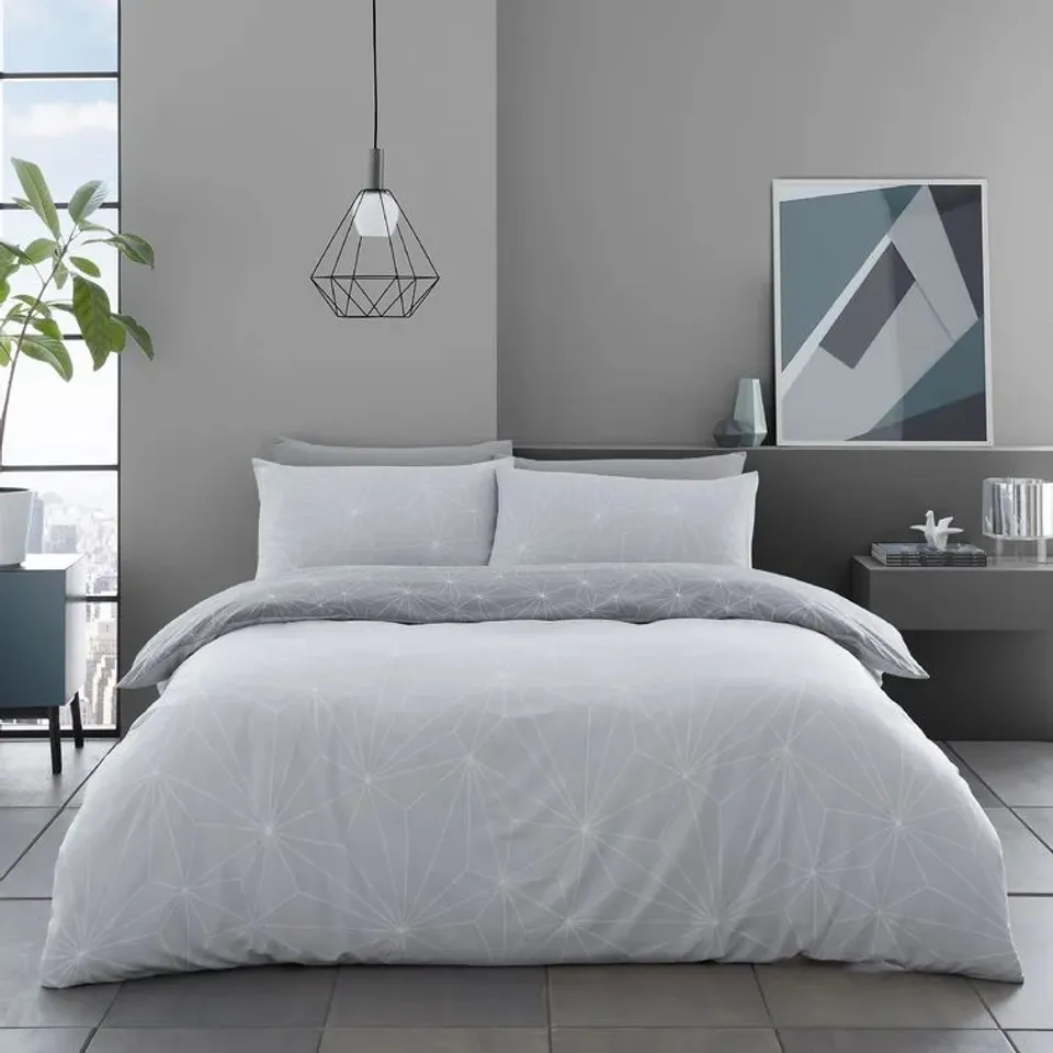 AVERYMARIE 180 TC PERCALE DUVET COVER SET 