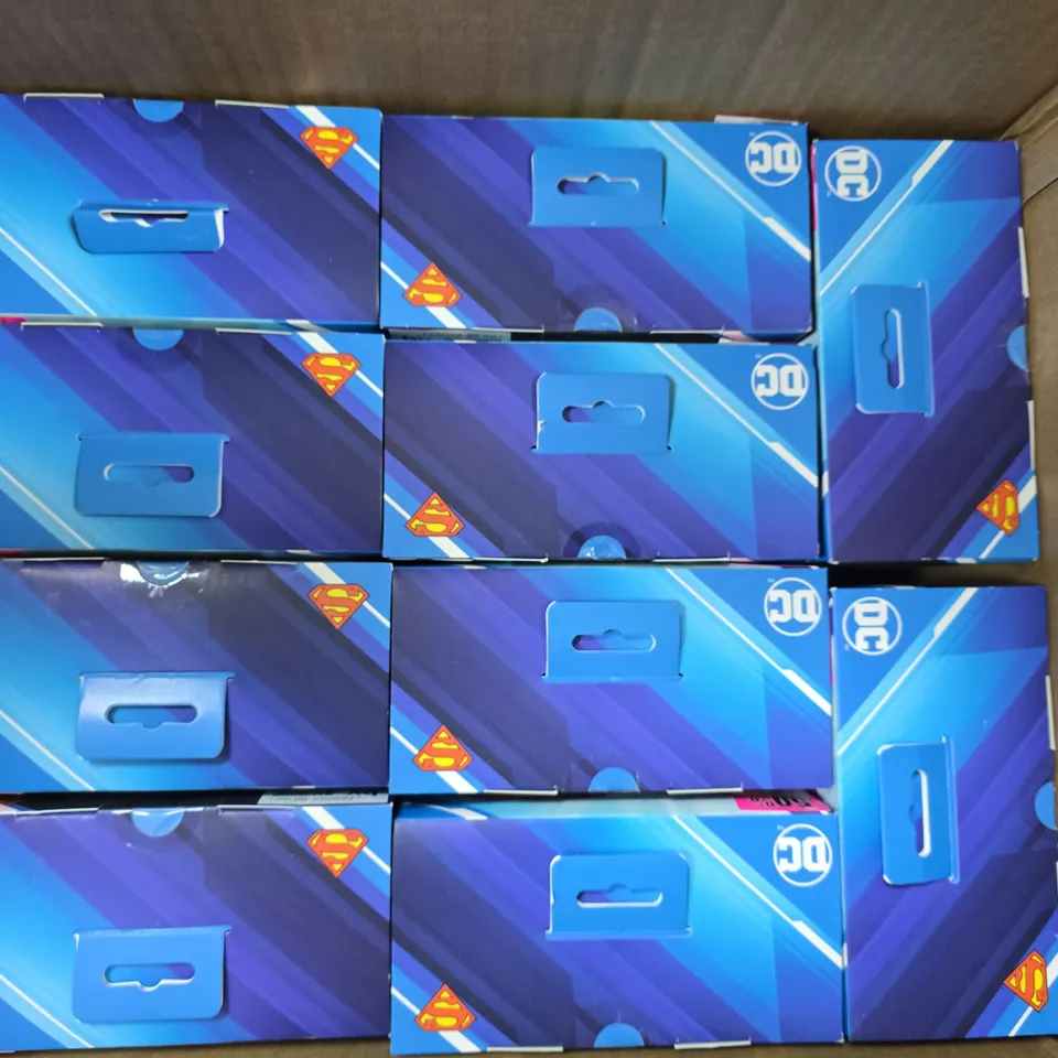 12 BOXED DC SUPERGIRL KIDS ADJUSTABLE HEADPHONES IN PINK