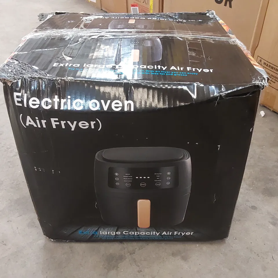 BOXED 8L BLACK AIR FRYER (1 BOX)